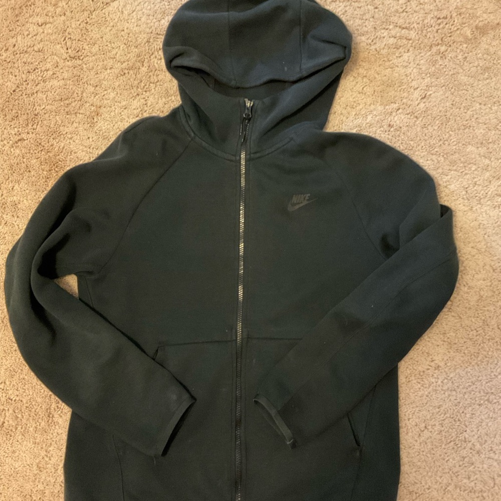 Nike Forest Green Zip-Up Hoodie